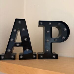 Black LED Marquee Letters